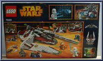Jedi Scout Fighter from Star Wars - Expanded Universe - Basic Series manufactured by Lego [Back]