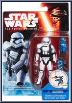 First Order Stormtrooper Squad Leader from Star Wars - Force Awakens - Basic Series manufactured by Hasbro [Front]