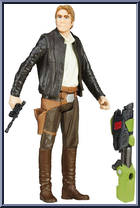 Han Solo from Star Wars - Force Awakens - Basic Series manufactured by Hasbro [Loose]