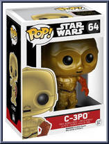 C-3PO (Red Arm) from Star Wars - Force Awakens - Pop! Vinyl Figures manufactured by Funko [Front]