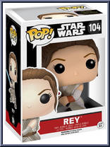 Rey (with Lightsaber) from Star Wars - Force Awakens - Pop! Vinyl Figures manufactured by Funko [Front]