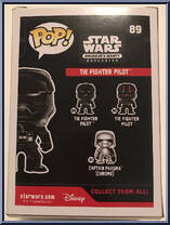 TIE Fighter Pilot (Black) from Star Wars - Force Awakens - Pop! Vinyl Figures manufactured by Funko [Back]