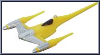 Naboo Fighter from Star Wars - Force Awakens - Micro Machines - Blind Bags - Wave 1 manufactured by Hasbro [Loose]