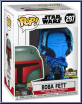 Boba Fett (Blue Chrome) from Star Wars - Pop! Vinyl Figures manufactured by Funko [Front]