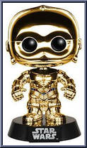 C-3PO (Gold Chrome) from Star Wars - Pop! Vinyl Figures manufactured by Funko [Loose]