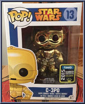 C-3PO (Gold Chrome) from Star Wars - Pop! Vinyl Figures manufactured by Funko [Front]