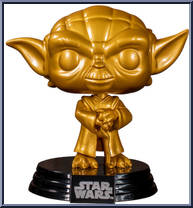 Dagobah Yoda (Gold) from Star Wars - Pop! Vinyl Figures manufactured by Funko [Loose]