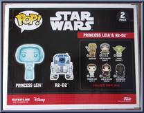 Princess Leia (Holographic) / R2-D2 from Star Wars - Pop! Sets manufactured by Funko [Back]
