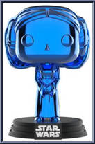 Princess Leia (Blue Chrome) from Star Wars - Pop! Vinyl Figures manufactured by Funko [Loose]