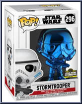Stormtrooper (Blue Chrome) from Star Wars - Pop! Vinyl Figures manufactured by Funko [Front]