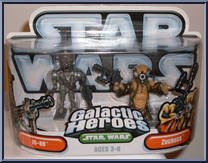 IG-88 / Zuckuss from Star Wars - Galactic Heroes - Wave  3 manufactured by Hasbro [Front]