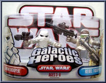 Snowtrooper / Rebel Trooper from Star Wars - Galactic Heroes - Wave 11 manufactured by Hasbro [Front]