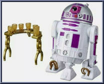 Astromech Droid (Purple) from Star Wars - Galaxy's Edge Trading Post - Basic Series manufactured by Hasbro [Loose]