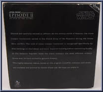 Clone Trooper Lieutenant from Star Wars - Statues manufactured by Gentle Giant [Back]