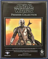 Mandalorian and Grogu from Star Wars - Premier Collection manufactured by Gentle Giant [Back]