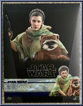 Princess Leia & Wicket from Star Wars - Return of the Jedi manufactured by Hot Toys [Front]