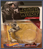 First Order AT-ST with BB-8 from Star Wars - Hot Wheels Starships - Yellow Outlined Letters manufactured by Mattel [Front]