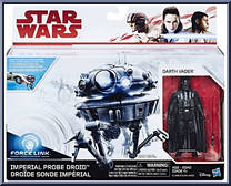 Imperial Probe Droid (with Darth Vader) from Star Wars - Last Jedi - Deluxe manufactured by Hasbro [Front]