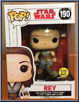 Rey (Glows In The Dark) from Star Wars - Last Jedi - Pop! Vinyl Figures manufactured by Funko [Front]