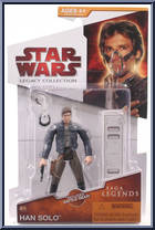 Han Solo from Star Wars - Legacy Collection - Red / White Cards - Saga Legends manufactured by Hasbro [Front]