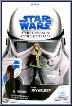 Luke Skywalker from Star Wars - Legacy Collection - Blue / White Cards manufactured by Hasbro [Front]