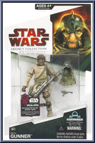 Nikto Gunner from Star Wars - Legacy Collection - Red / White Cards manufactured by Hasbro [Front]