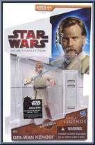 Obi-Wan Kenobi (Jedi Pilot) from Star Wars - Legacy Collection - Red / White Cards - Saga Legends manufactured by Hasbro [Front]