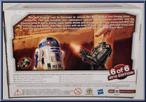 R2-D2 & C-3PO (with Battle Droid Head) from Star Wars - Legacy Collection - Geonosis Battle Arena manufactured by Hasbro [Back]