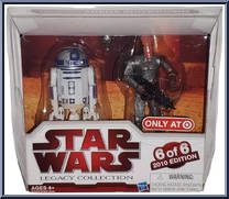 R2-D2 & C-3PO (with Battle Droid Head) from Star Wars - Legacy Collection - Geonosis Battle Arena manufactured by Hasbro [Front]