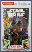 T'ra Saa / Master Tholme (Republic) from Star Wars - Legacy Collection - Comic Packs - Red / White Packaging manufactured by Hasbro [Front]