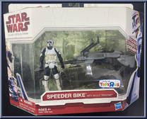 Speeder Bike (with Scout Trooper) from Star Wars - Legacy Collection - Vehicles manufactured by Hasbro [Front]