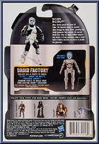Biker Scout from Star Wars - Legacy Collection - Droid Factory - TC-70 Droid Factory manufactured by Hasbro [Back]