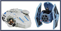 Millennium Falcon vs TIE Fighter Action Figure