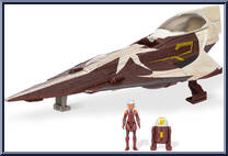 Ahsoka Tano’s Jedi Starfighters Set (Light Armor) from Star Wars - Micro Galaxy Squadron - Exclusives manufactured by Jazwares [Loose]