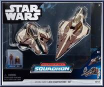 Ahsoka Tano’s Jedi Starfighters Set (Light Armor) from Star Wars - Micro Galaxy Squadron - Exclusives manufactured by Jazwares [Front]