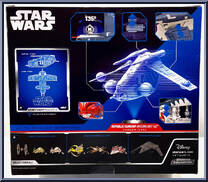 Republic Gunship (Muunilinst 10) (Starship Class) from Star Wars - Micro Galaxy Squadron - Series 3 manufactured by Jazwares [Back]