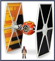 Sabine Wren's Tie Fighter (Light Armor) from Star Wars - Micro Galaxy Squadron - Series 2 manufactured by Jazwares [Loose]