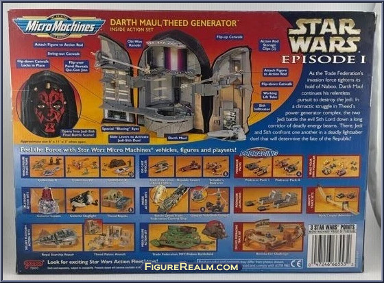 Darth Maul / Theed Generator - Star Wars - Micro Machines - Episode I ...