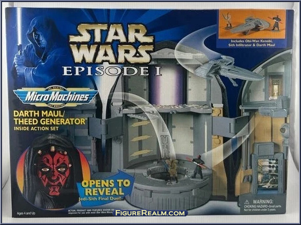 Darth Maul / Theed Generator - Star Wars - Micro Machines - Episode I ...