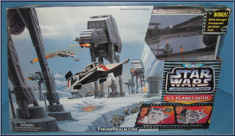 Galoob Star Wars Micro Machines Action Fleet Set Ice Planet Hoth 1996  New 
