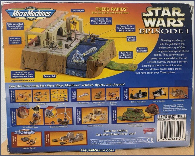 Theed Rapids - Star Wars - Micro Machines - Episode I - Galoob Action ...