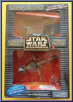 B-Wing from Star Wars - Micro Machines - Series Alpha manufactured by Galoob [Front]