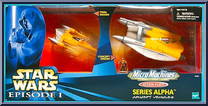 Naboo Fighter from Star Wars - Micro Machines - Series Alpha manufactured by Galoob [Front]