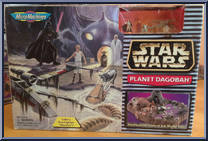 Planet Dagobah from Star Wars - Micro Machines - Playsets - Silver Bars Packaging manufactured by Galoob [Front]