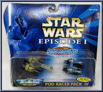 Pod Racer Pack IV from Star Wars - Micro Machines - Episode I - Pod Racing manufactured by Galoob [Front]