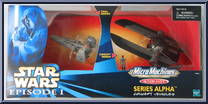 Sith Infiltrator from Star Wars - Micro Machines - Series Alpha manufactured by Galoob [Front]