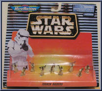 Tusken Raiders from Star Wars - Micro Machines - Stormtrooper Packaging manufactured by Galoob [Front]