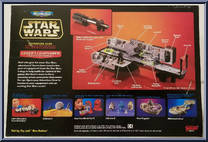 Vader's Lightsaber / Death Star Trench from Star Wars - Micro Machines - Playsets - Silver Bars Packaging manufactured by Galoob [Back]
