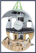 Death Star from Star Wars - Micro Machines - Rogue One manufactured by Hasbro [Loose]