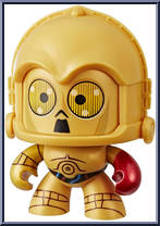 C-3PO from Star Wars - Mighty Muggs - 2017 Series manufactured by Hasbro [Loose]